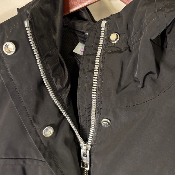 Athleta Mid-length Jacket Hooded Black Size XXS - Picture 10 of 11